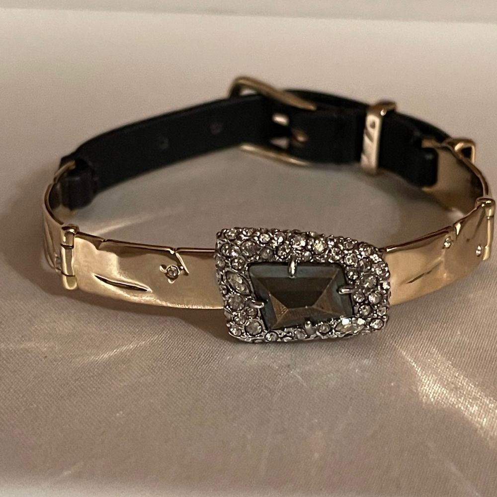 Alexis Bittar leather bracelet